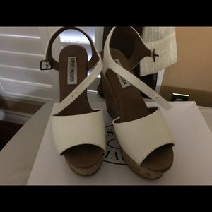 Steve madden cork wedges